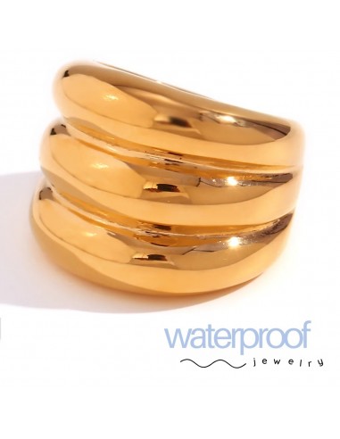 Anillo Waterproof Triple Oro
